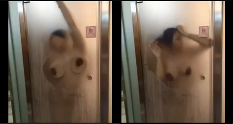 Take a shower with the airplane sister